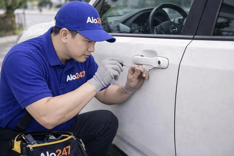Thợ alo247 mở khoá cửa oto