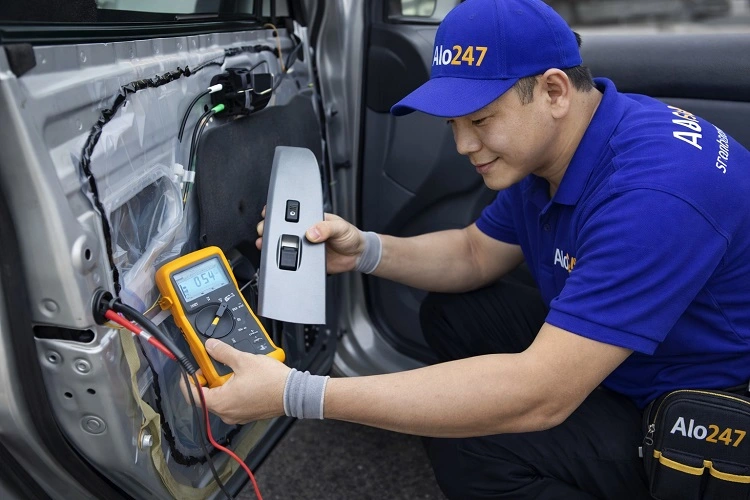 Thợ alo247 sửa khóa cánh cửa ô tô