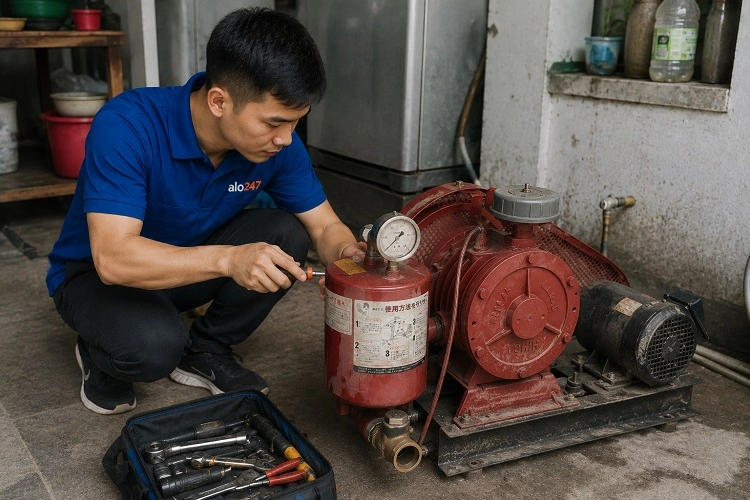 Thợ alo247 sửa máy thổi khí tại Hà Nội