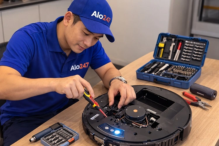 Thợ alo247 sửa robot hút bụi xiaomi