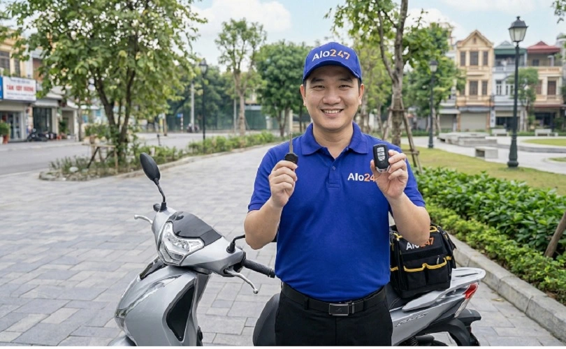 Thợ làm chìa khoá xe máy alo247