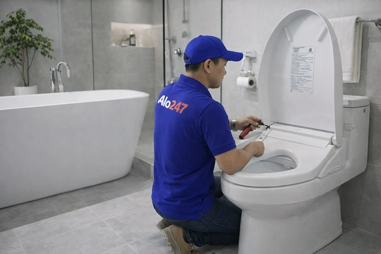 Thợ alo247 đang làm việc