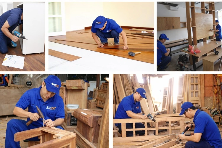 Thợ mộc sửa chữa tại nhà Alo247