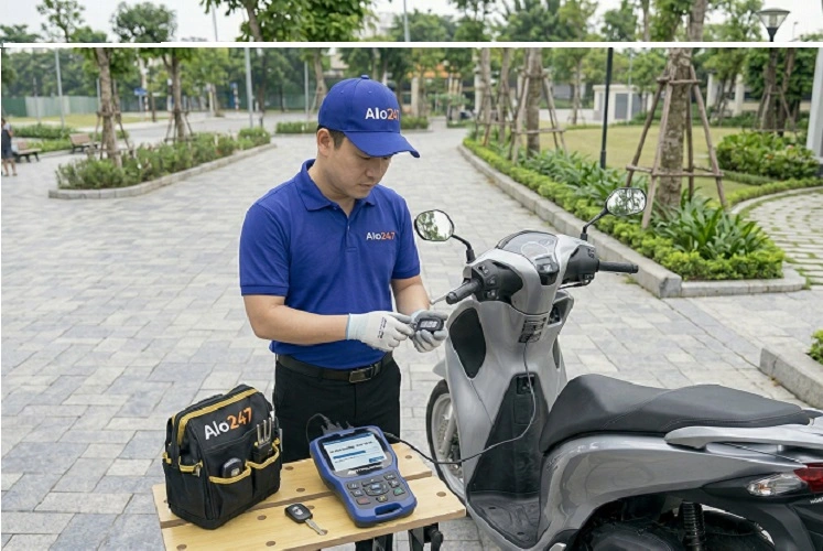 Thợ sao chép chìa khoá xe máy