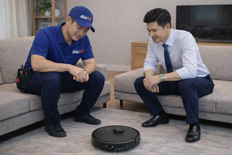 Thợ sửa robot hút bụi xiaomi alo247