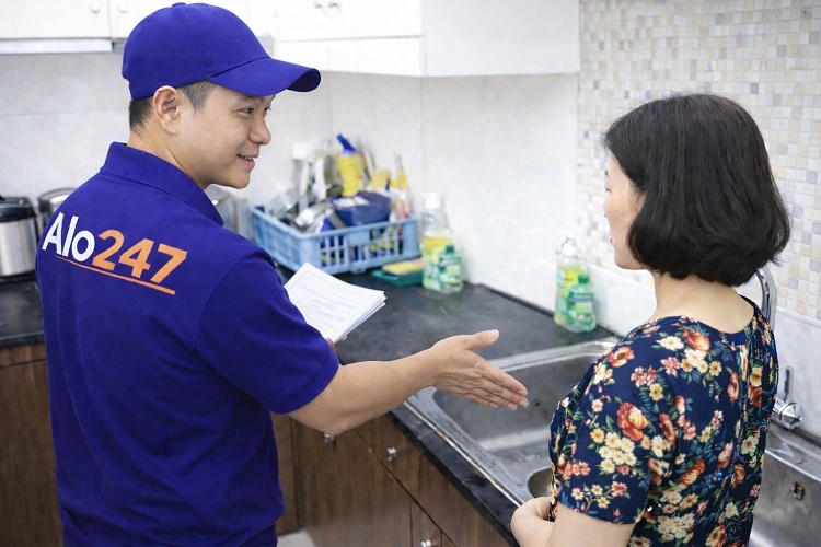 thợ alo247 hướng dẫn và ký bảo hành