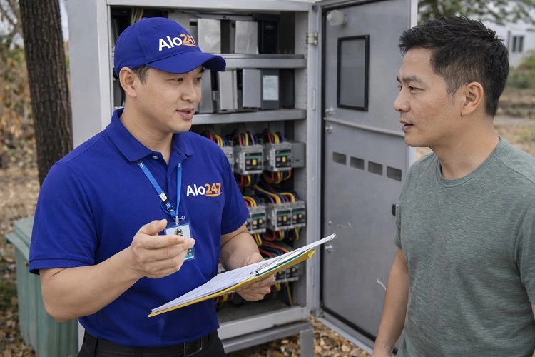 Thợ alo247 ký bảo hành