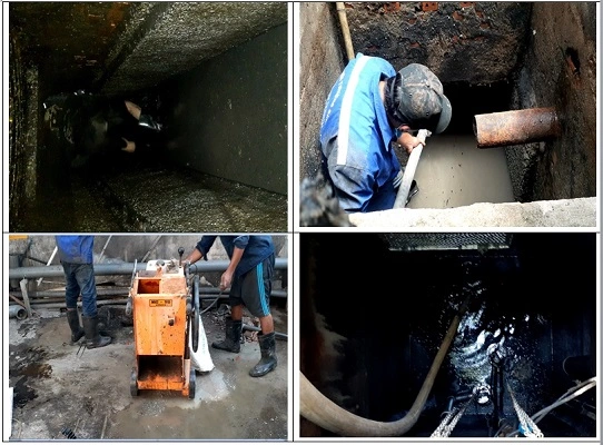 quy trình vệ sinh bể nước ngầm