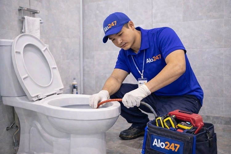 Thợ alo247 thông tắc bồn cầu