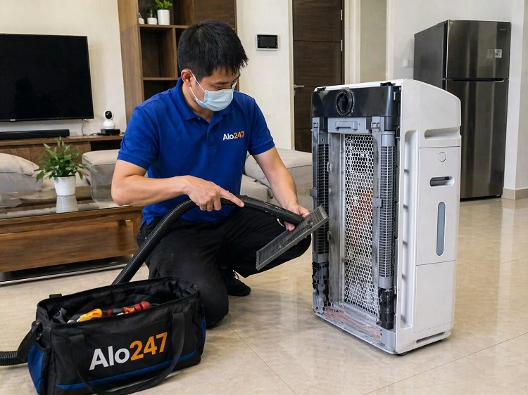 Thợ sửa máy lọc không khí tại Hà Nội của alo247
