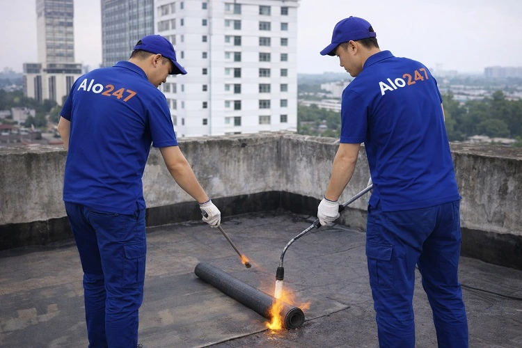 Chống thấm bằng màng khò nhiệt