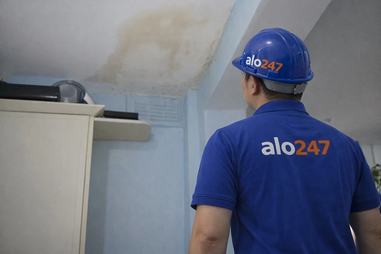 Kiểm tra tình trạng tường bị thấm dột