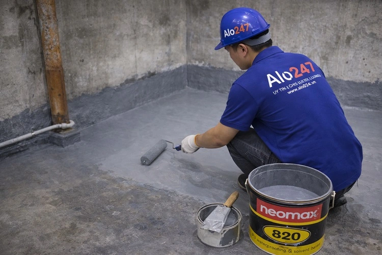 Thi công chống thấm tầng hầm