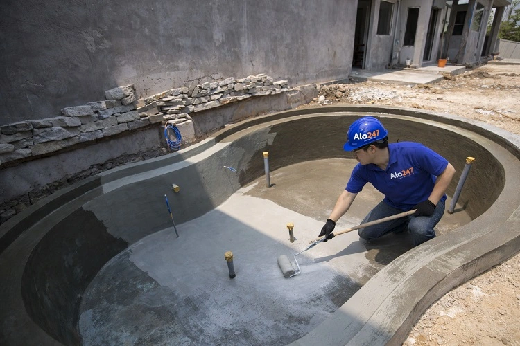 Thợ Alo247 thi công chống thấm bể cá cảnh