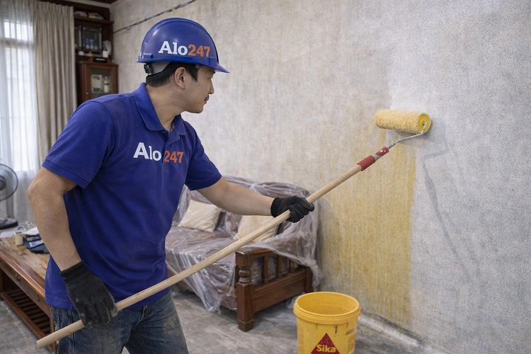 Thợ sơn chuyên nghiệp