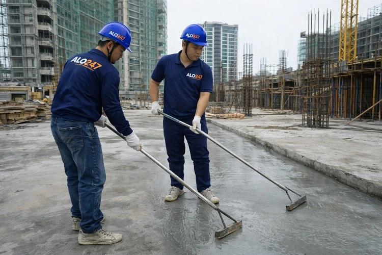 Thi công chống thấm nhà cao tầng tại Xuân Phương