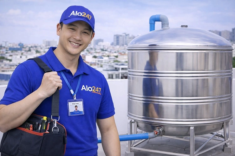 Thợ vệ sinh bồn nước alo247