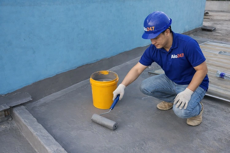 thợ Alo247 thi công chống thấm