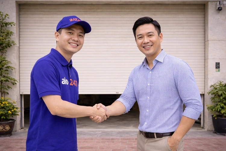 Bàn giao và ký bảo hành sau khi sửa chữa