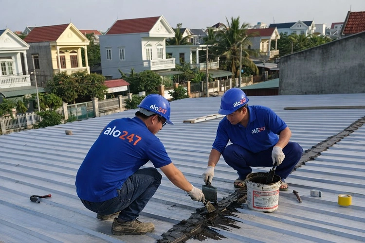 Chống thấm dột mái tôn