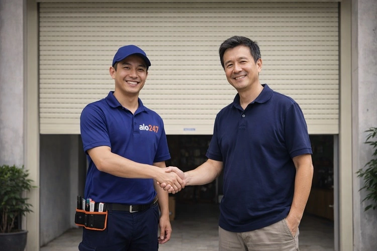 Chủ nhà hài lòng, vui vẻ nhận bàn giao