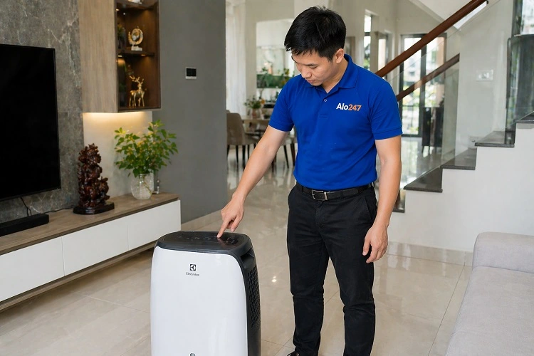 Kiểm tra lại máy sau khi xử lý lỗi hỏng