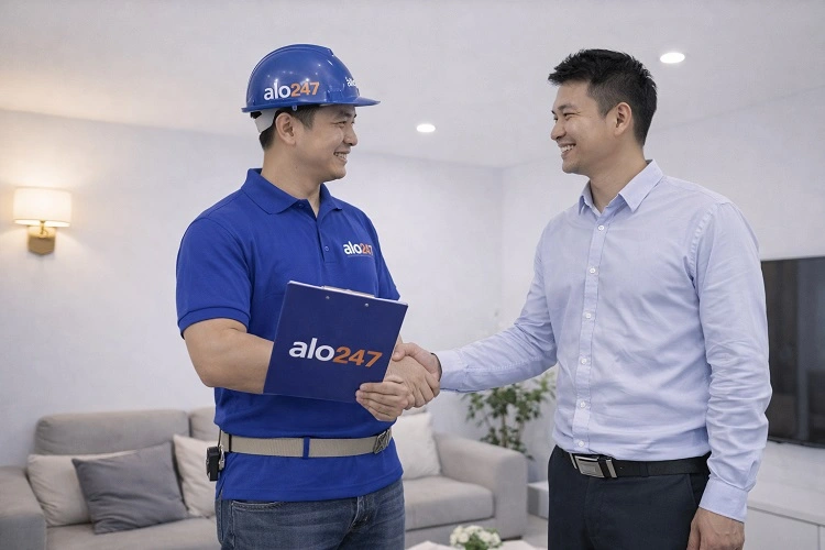 Alo247 bảo hành sau thi công lên đến 10 năm