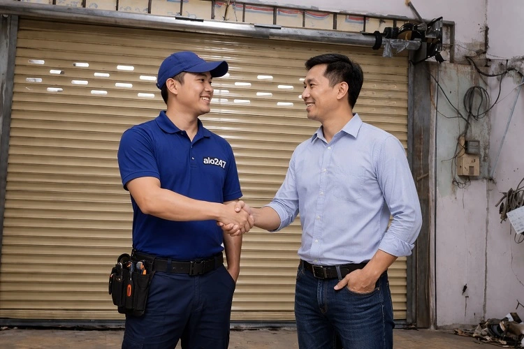 Sửa cửa cuốn và bàn giao