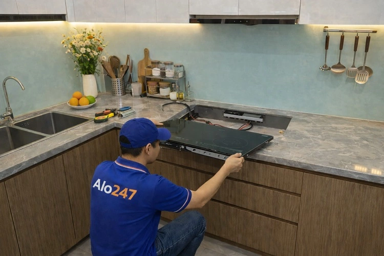 Thợ alo247 sửa bếp từ không lên nguồn