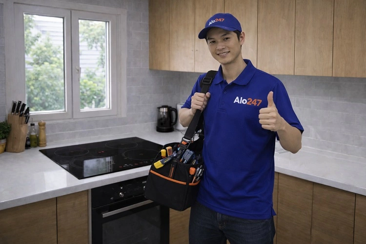 Thợ alo247 sửa bếp từ uy tín