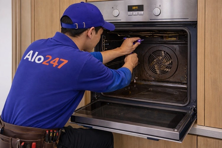 Thợ alo247 sửa lò nướng Electrolux tại Hà Nội