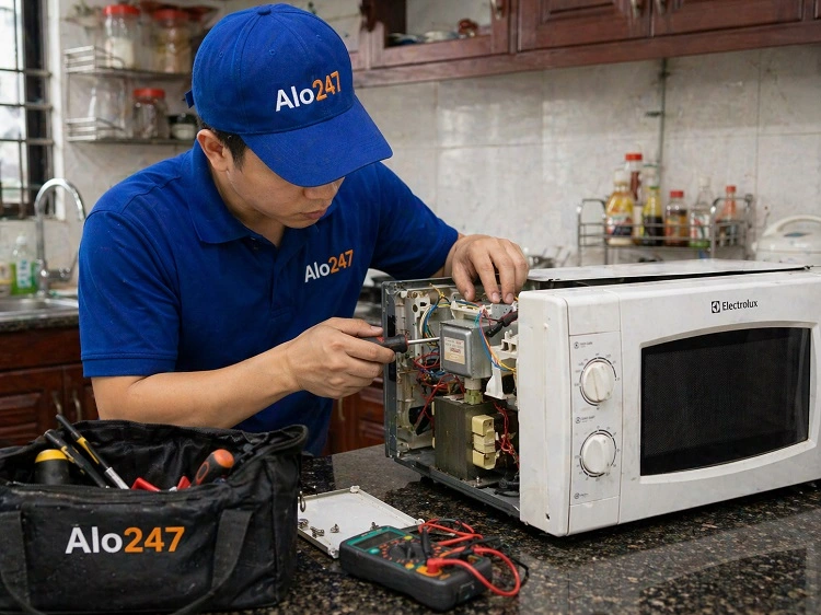 Thợ alo247 sửa lò vi sóng electrolux