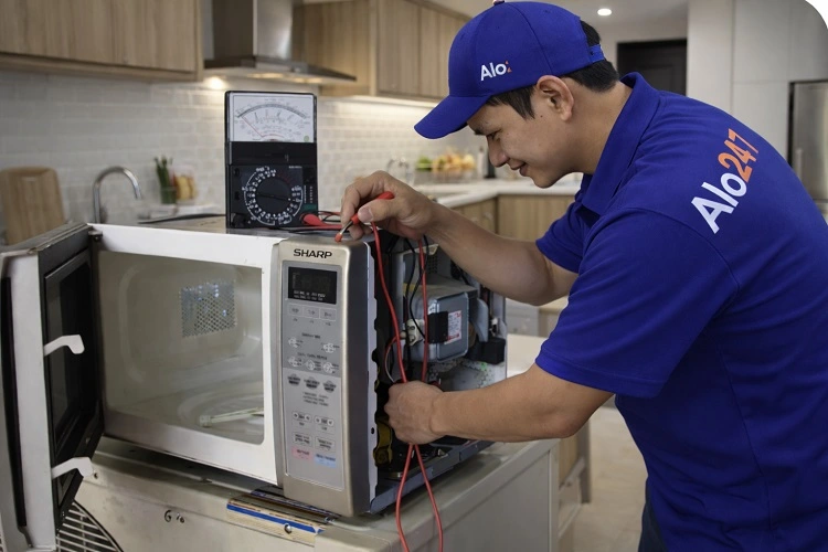 Thợ alo247 sửa lò vi sóng tại Hai Bà Trưng