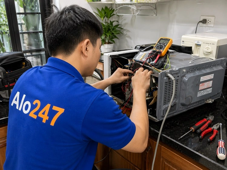 Thợ alo247 sửa lò vi sóng toshiba