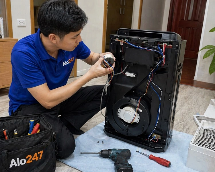 Thợ alo247 sửa máy lọc không khí nội địa Nhật