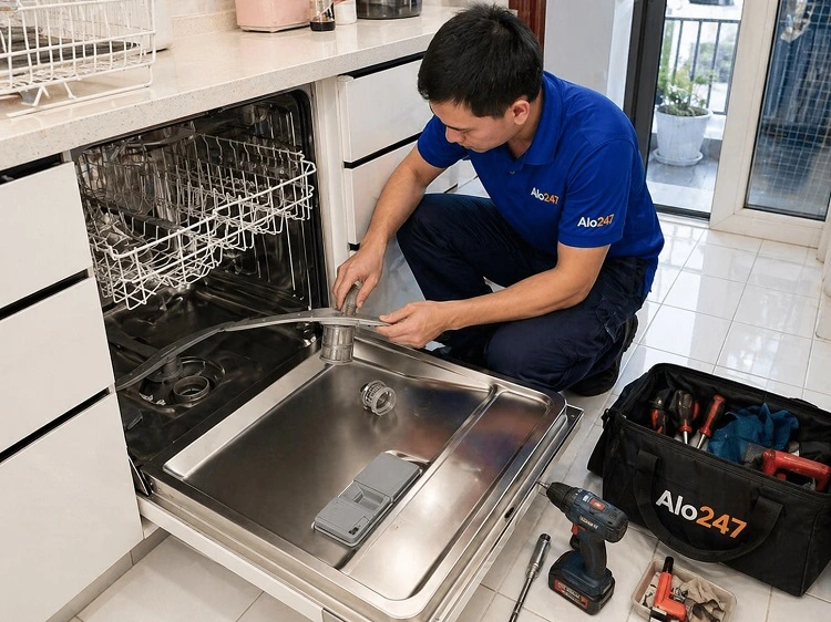 Thợ alo247 sửa máy rửa bát nội địa Nhật
