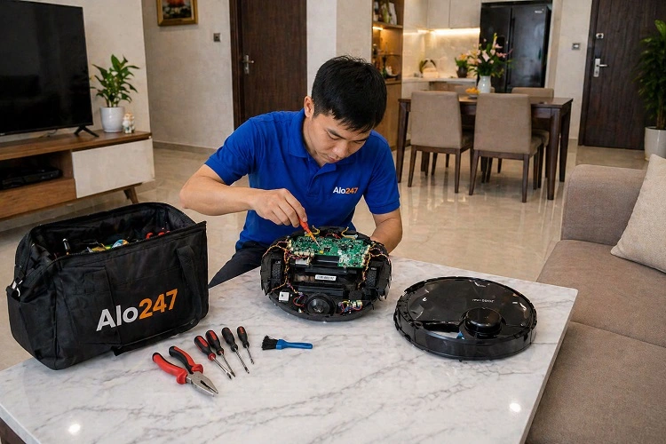 Thợ alo247 sửa robot hút bụi Liectroux