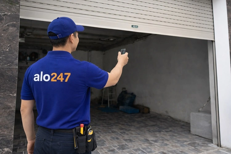 Thợ làm remote cửa cuốn