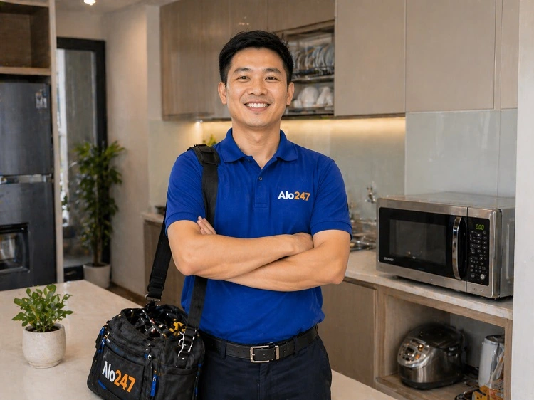 Thợ sửa chữa lò vi sóng hafele của alo247