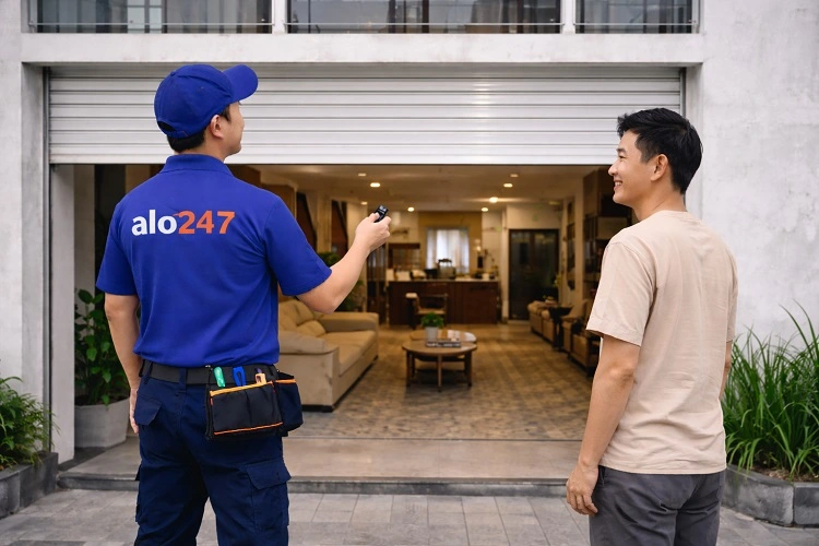 Thợ sửa điều khiển cửa cuốn tại Yên Sở