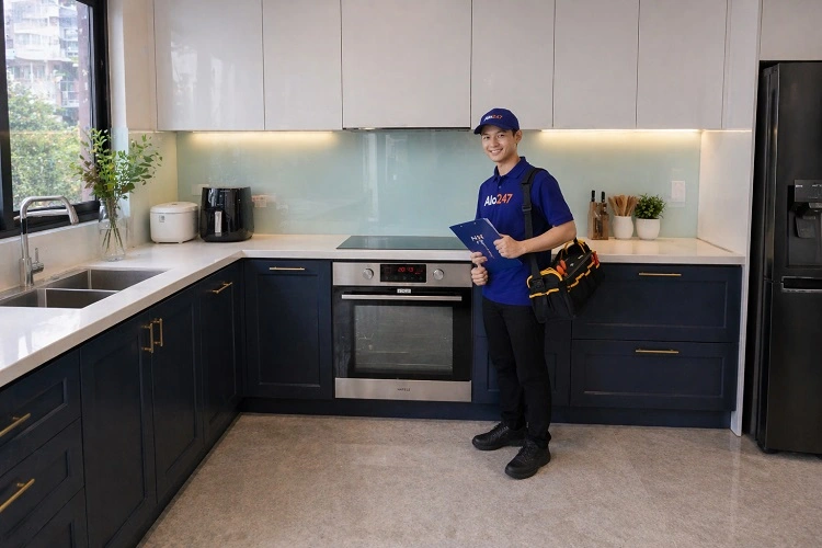 Thợ sửa lò nướng Hafele của Alo247