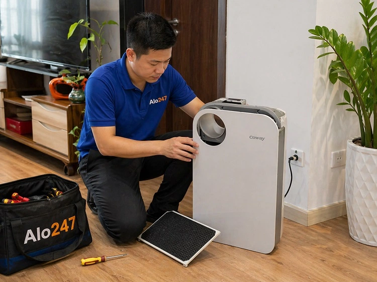Thợ sửa máy lọc không khí Coway của alo247