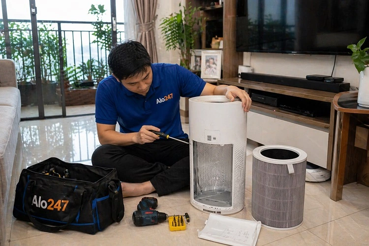Thợ sửa máy lọc không khí Panasonic