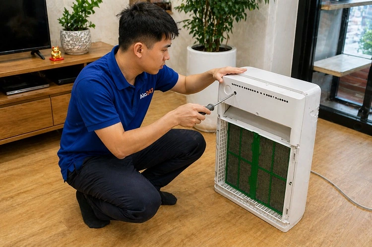 Thợ sửa máy lọc không khí sharp tại Hà Nội