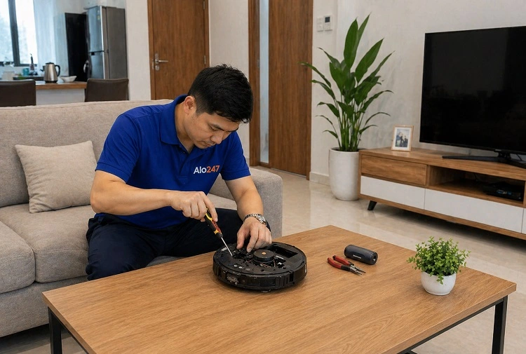 Thợ sửa robot hút bụi tại Long Biên của alo247