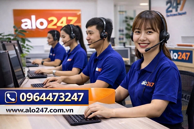 Tổng đài alo247 hỗ trợ 24/7