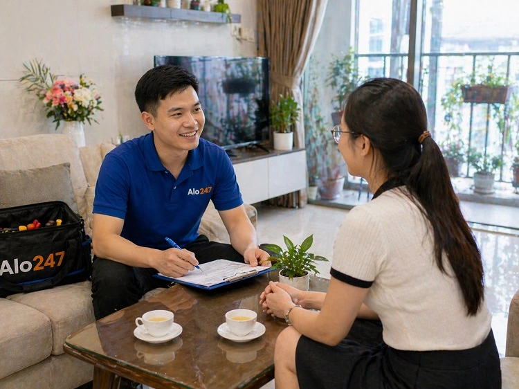 Trao đổi và ký bảo hành