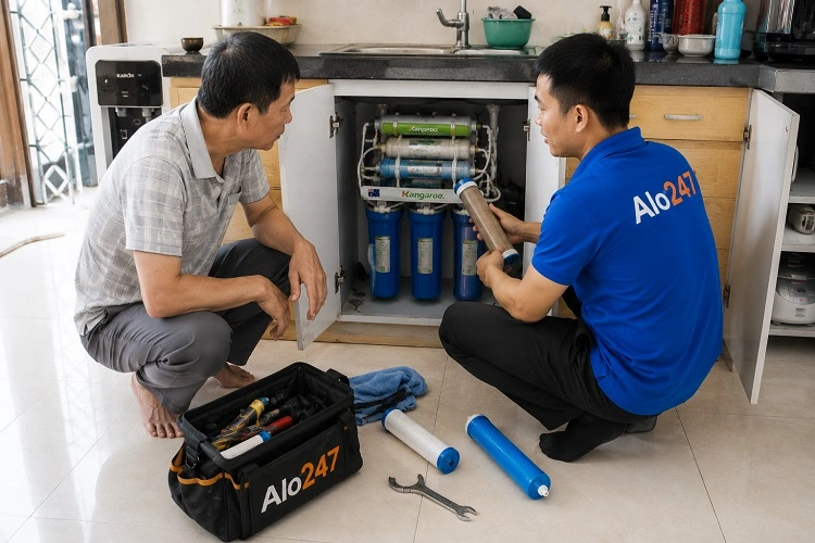 Alo247 Sửa máy lọc nước tại Khương Đình