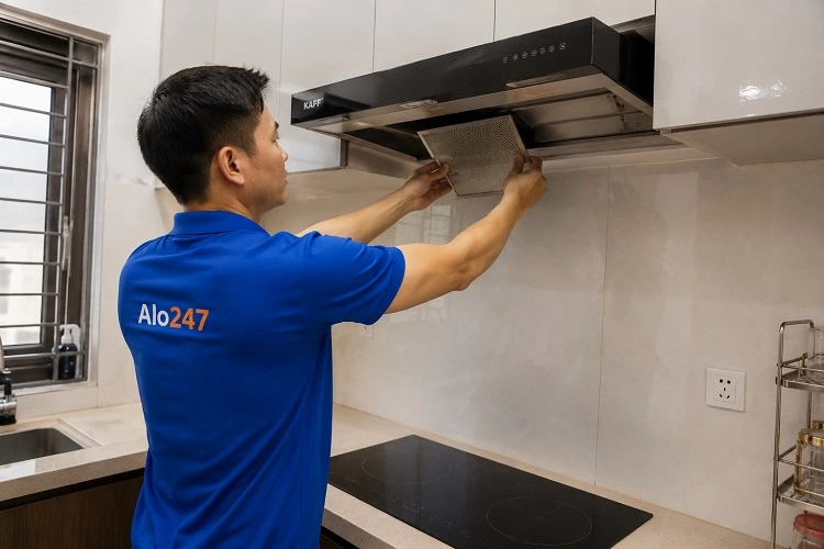 Alo247 sửa máy hút mùi tại Dương Nội