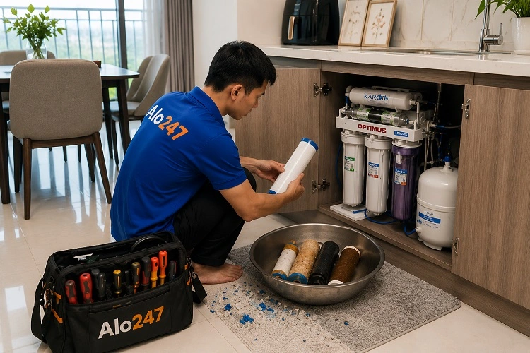 Thợ alo247 Sửa máy lọc nước tại Phú Diễn